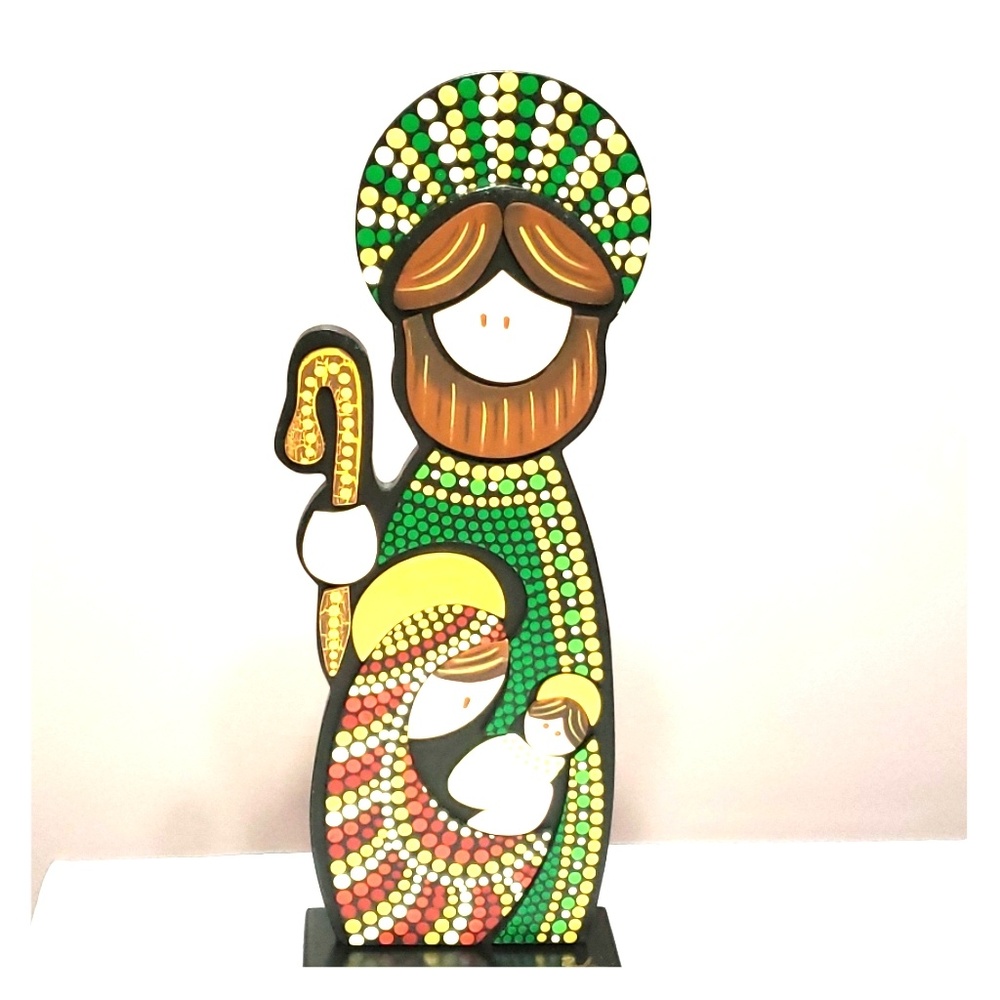 Gorgeous Handmade Nativity Scene.